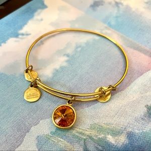 Alex and Ani Gold Topaz Bracelet